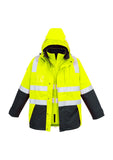 Mens Hi Vis 4 in 1 Waterproof Jacket - ZJ532